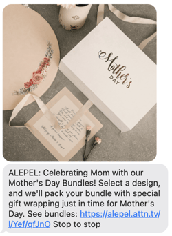 Alepel Mothers Day bundle SMS