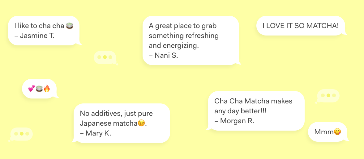 Cha Cha Matcha reviews