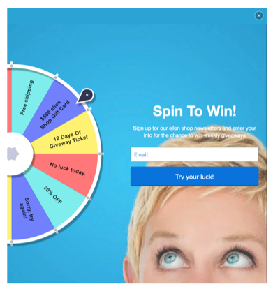 Ellen Shop_Spin to Win