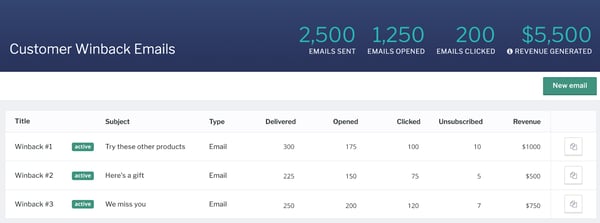 Privy-customer-winback-emails-dashboard-example