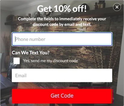 Gen Stone Privy Convert Popup Example