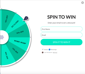 Messnger Spin to Win