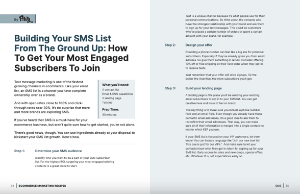 SMS-recipe-example