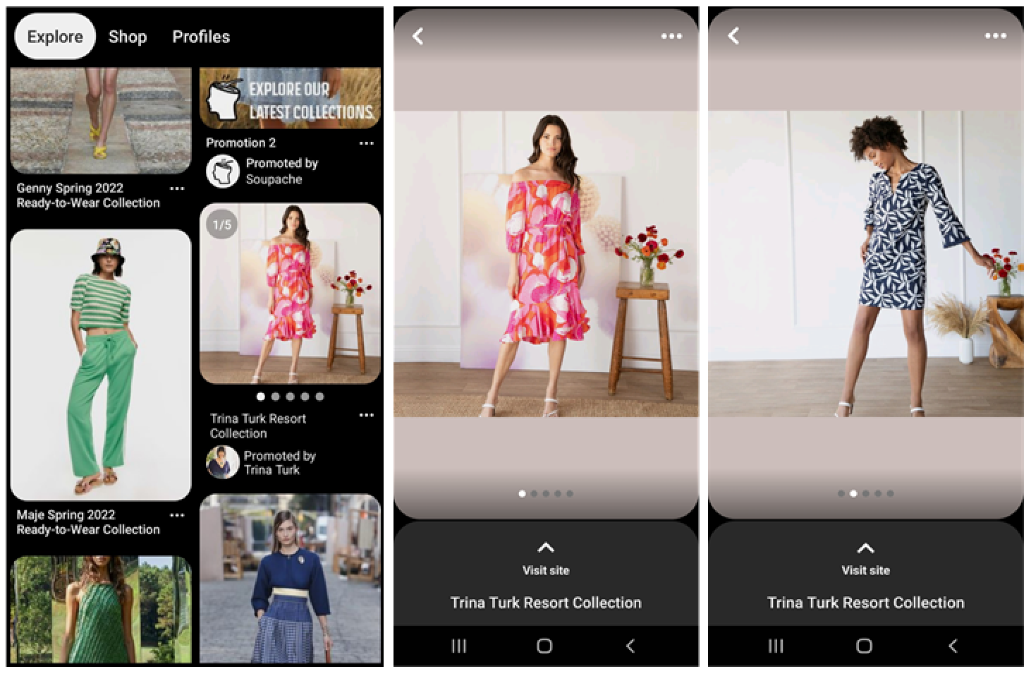 Pinterest carousel Pin example