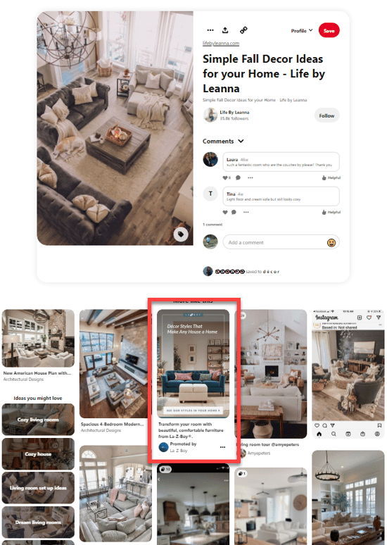 Pinterest more like this example