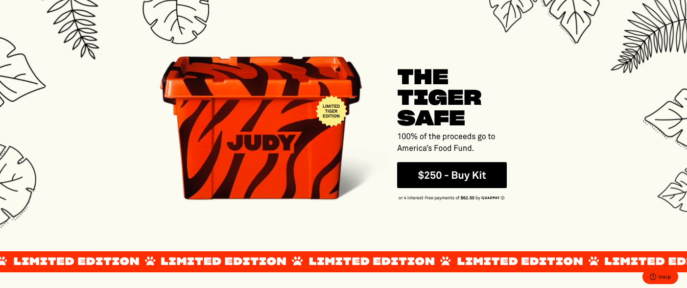 JUDY Tiger Safe