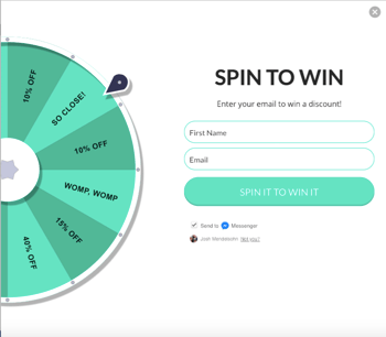 Messnger Spin to Win