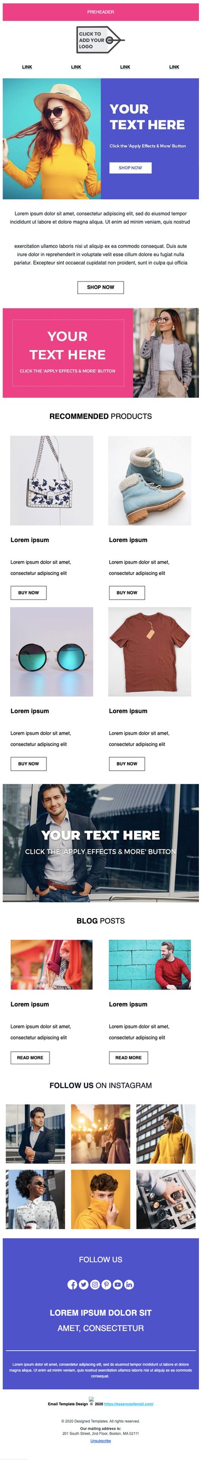 Ecommerce Email Templates 12 Free Email Templates Privy
