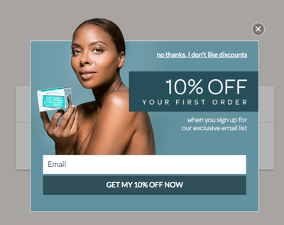 product page discount