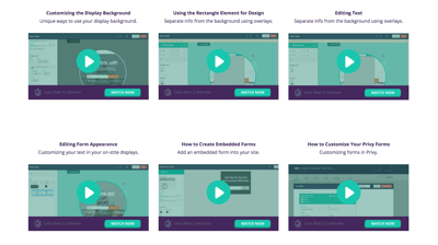 Tutorials Page