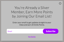 Smile Display Targeting