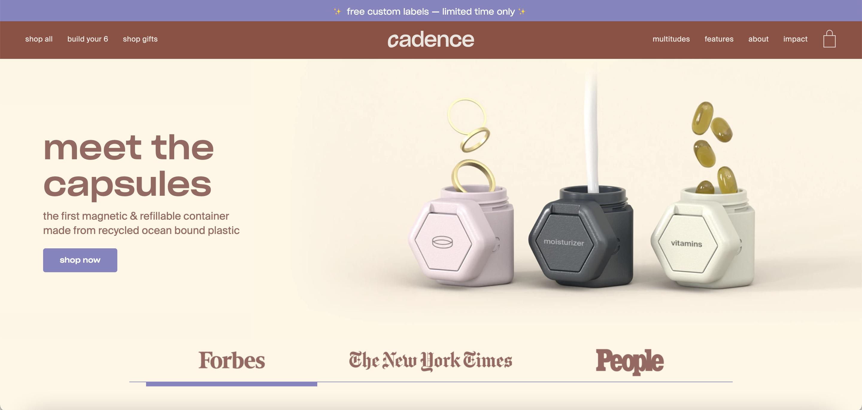 Screenshot from Cadence's website