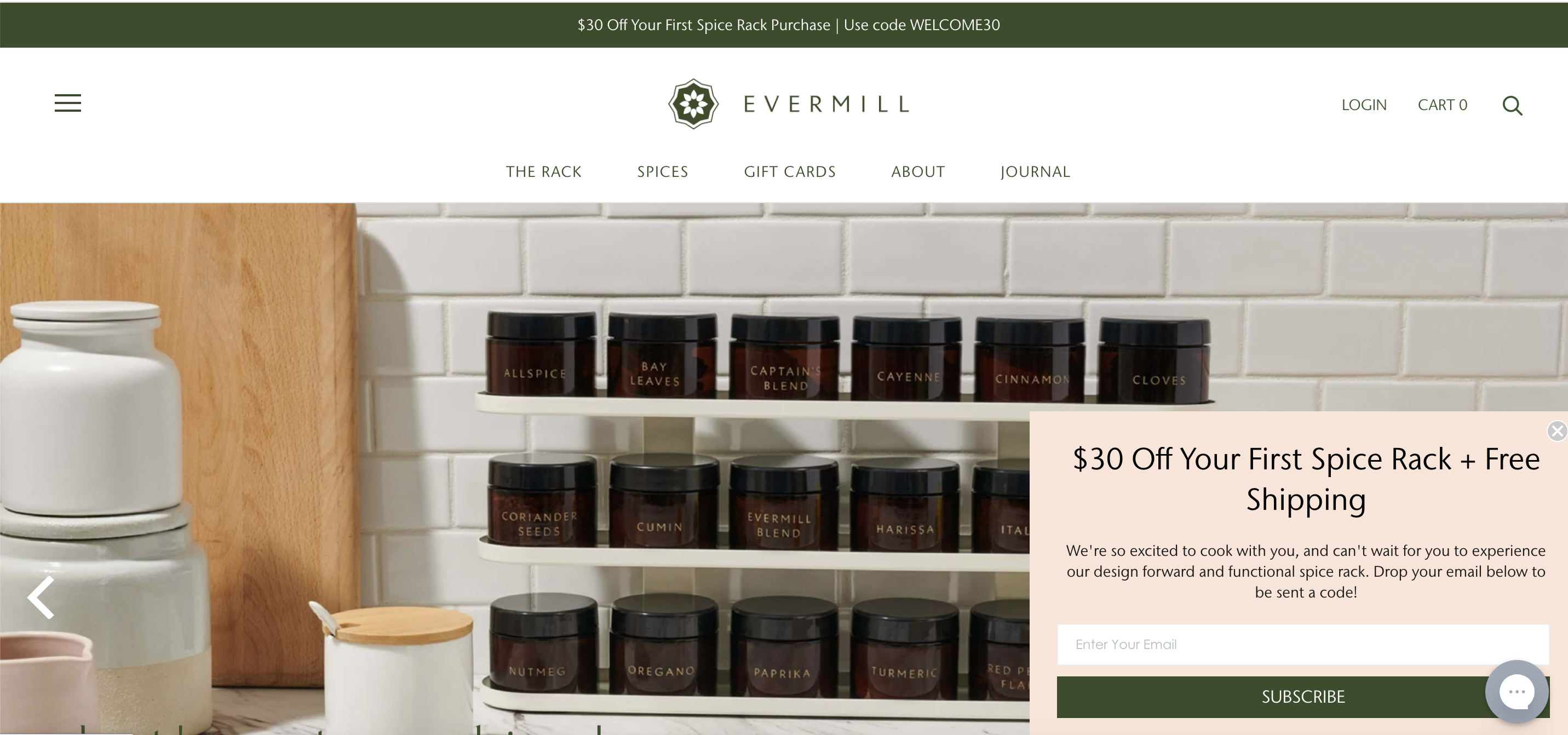 Screenshot from Evermill's website