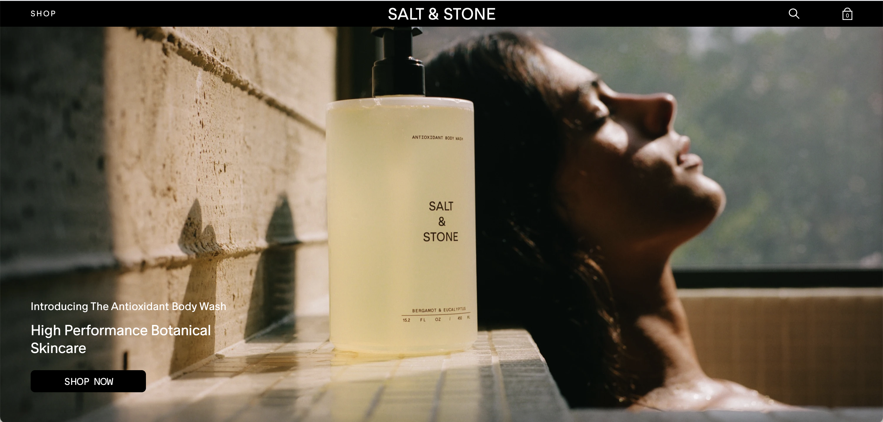 Screenshot from Salt & Stone's website