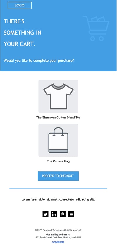 Complete Your Purchase Email Template