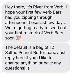 Verb River SMS-1