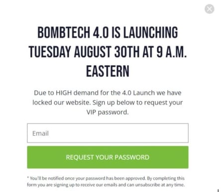 bombtech 4.0 popup example