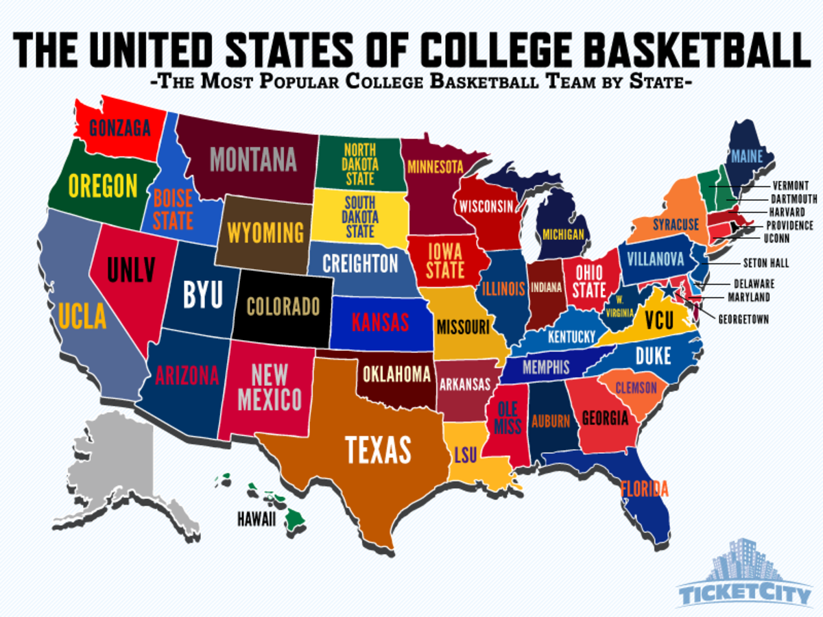 most-popular-NCAA-basketball-teams