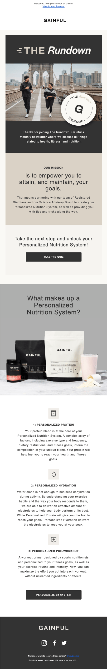Gainful-welcome-email