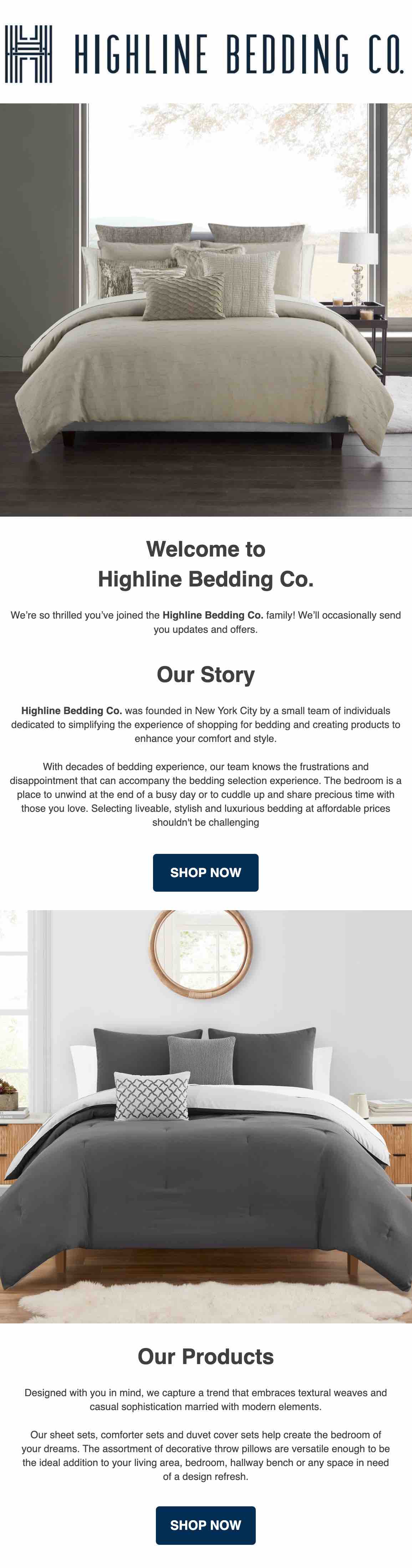 Welcome - Highline Bedding Co