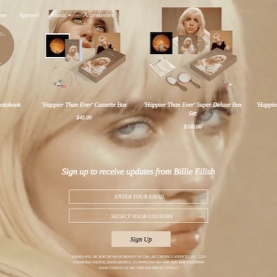 Billie Eilish <br>Official Store</br>