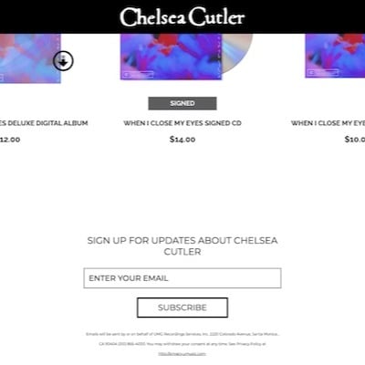 Chelsea Cutler <br>Official Store</br>