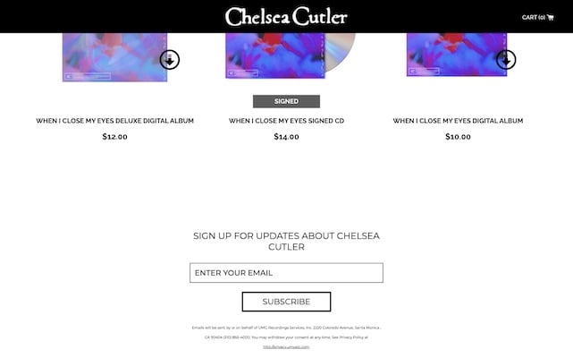 Chelsea Cutler <br>Official Store</br>