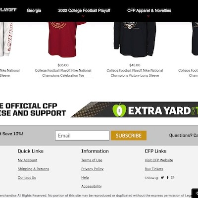 CFB Playoff <br>Official Store</br>