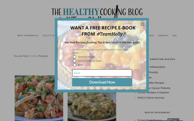 The Healthy <br>Cooking Blog</br>