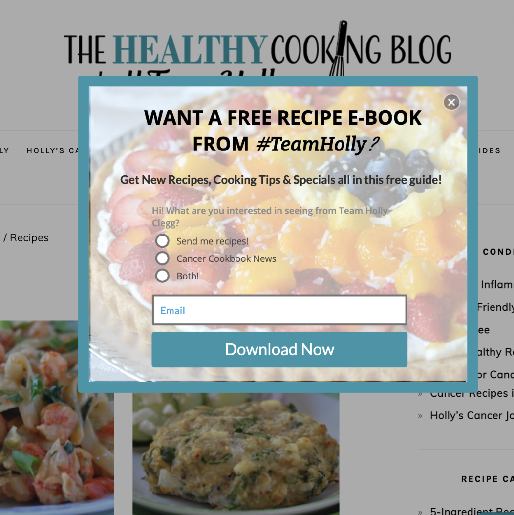 The Healthy <br>Cooking Blog</br>