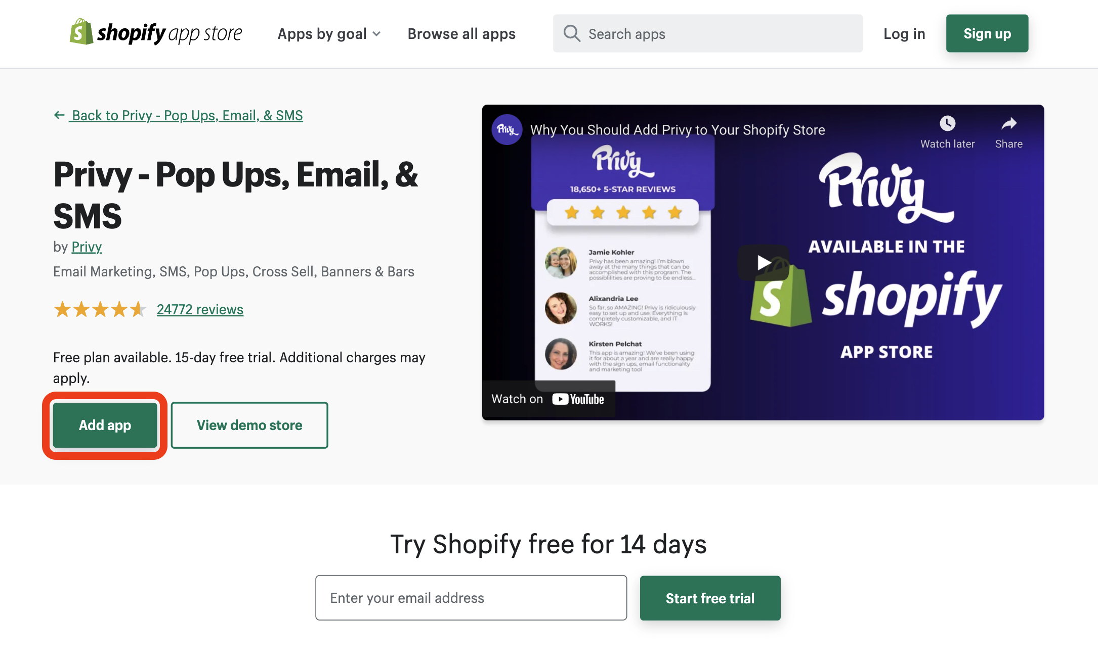 add privy to your shopify store