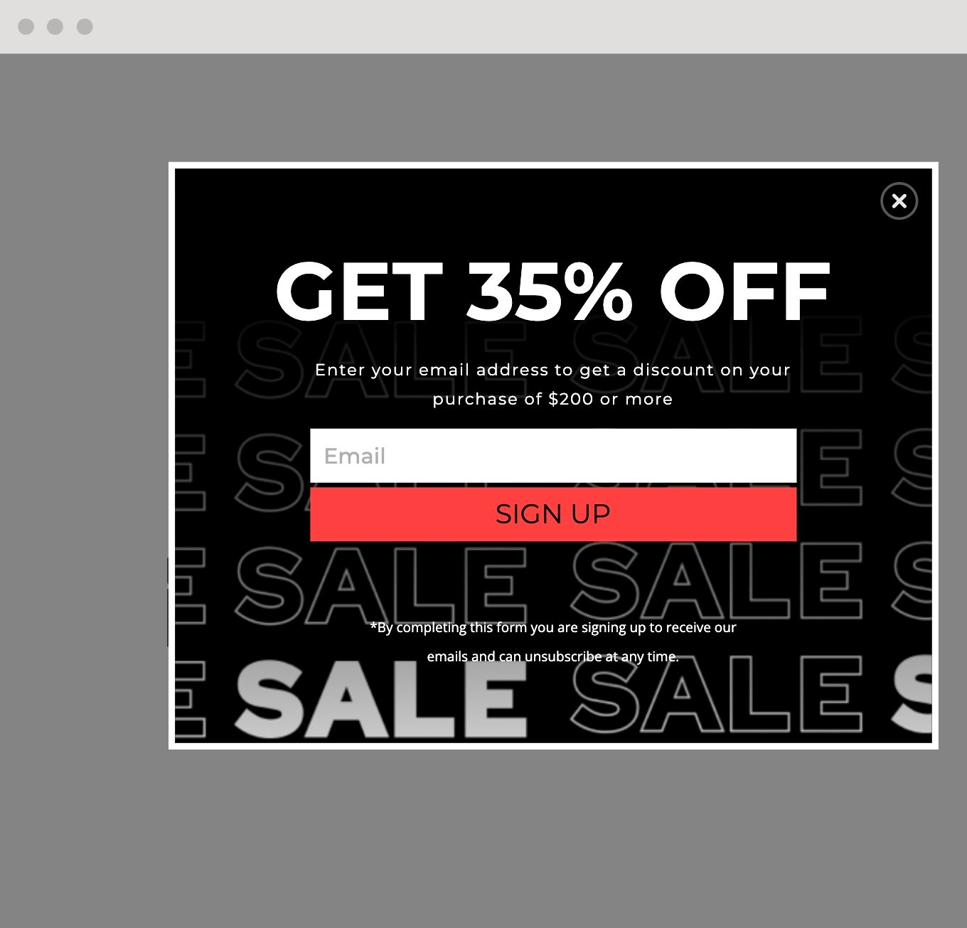 Geologi skade succes 24+ Popup Examples for Online Stores